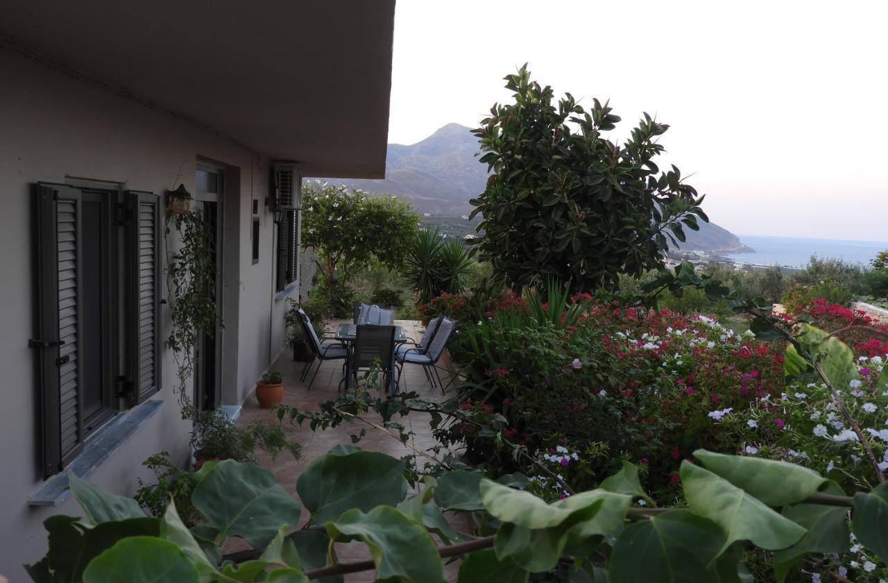 Chrissi'S House With Garden And Sea View Zerviana Villa Kissamos Luaran gambar